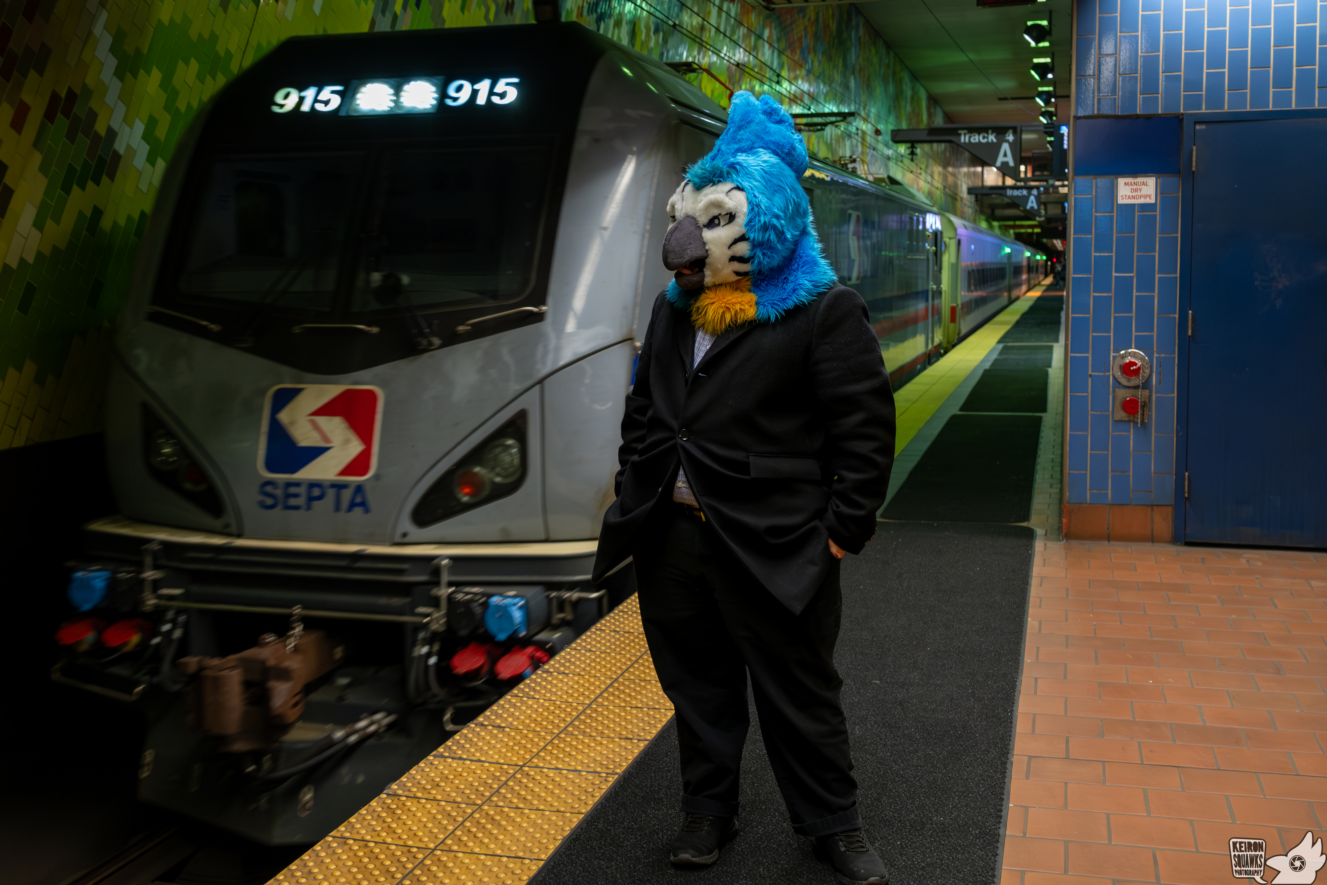 Indoor Train Station photoshoot